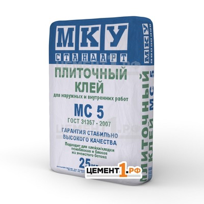 Клей плиточный МС5 МКУ стандарт оптом - main