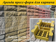 Аренда пресс форм,  матрицы для облицовочного кирпича напрокат в России - foto 1