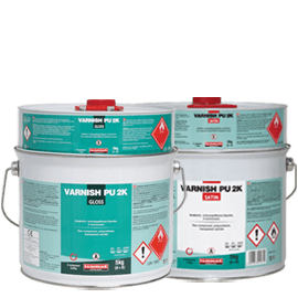 VARNISH-PU 2K Полиуретановый прозрачный 2-компонентный защитный лак - main