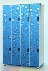 Шкафчики локеры из пластика HPL для раздевалок,  отелей,  бассейнов