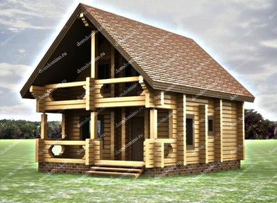 Строительство домов из профилированного бруса от фирмы «DomDomino» - main
